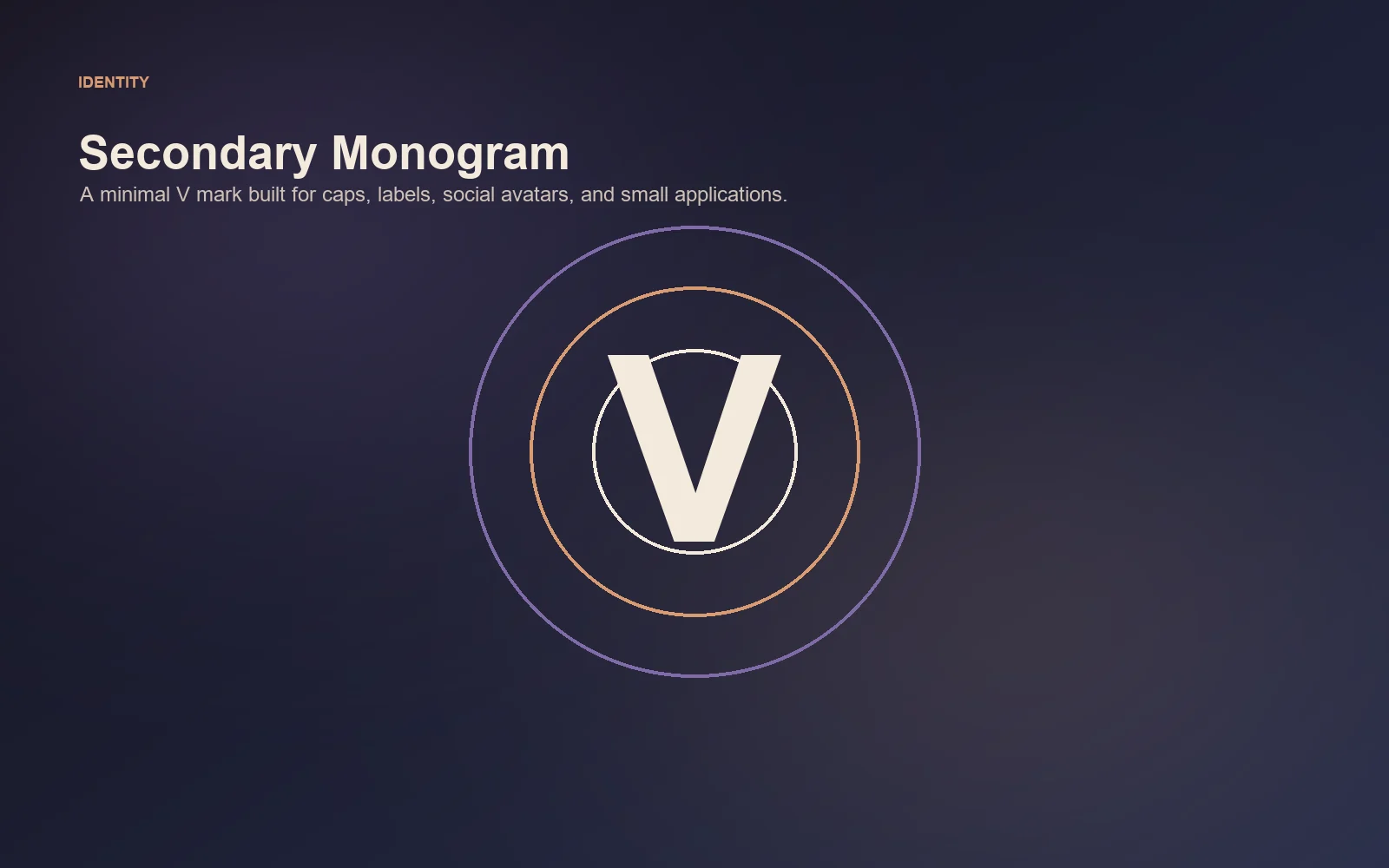 Vespera secondary monogram